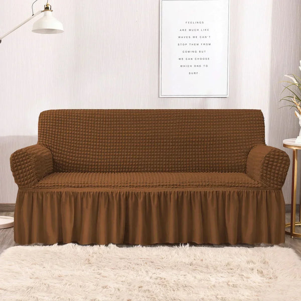 Persian Style Bubble  Sofa Cover - Copper