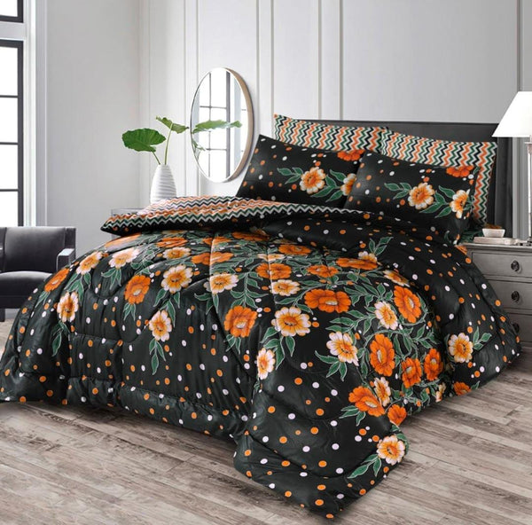 7 Pcs Quilted Comforter Set 320